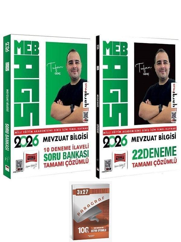 Yargı + Anla Kazan 2026 MEB-AGS Mevzuat Bilgisi Soru Bankası + 22 Deneme 2 li Set - Tufan Genç Yargı Yayınları - Yargı Yayınları - Image 1