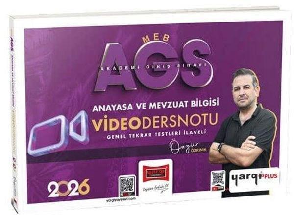 Yargı 2026 MEB-AGS Anayasa ve Mevzuat Bilgisi Video Ders Notu - Özgür Özkınık Yargı Yayınları - Yargı Yayınları - Image 1
