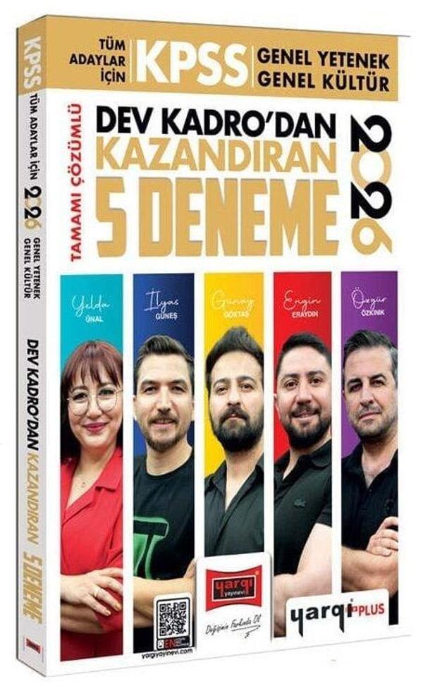 Yargı 2026 KPSS Genel Yetenek Genel Kültür Dev Kadrodan Kazandıran 5 Deneme Çözümlü Yargı Yayınları - Yargı Yayınları - Image 1
