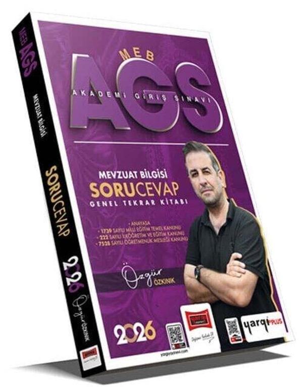 Yargı 2026 MEB-AGS Mevzuat Bilgisi Soru Cevap Genel Tekrar Kitabı - Özgür Özkınık Yargı Yayınları - Yargı Yayınları - Image 1
