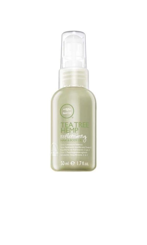 Tea Tree Hemp Replenishing Saç Vucut Bakım Yağı 50ml - Image 1