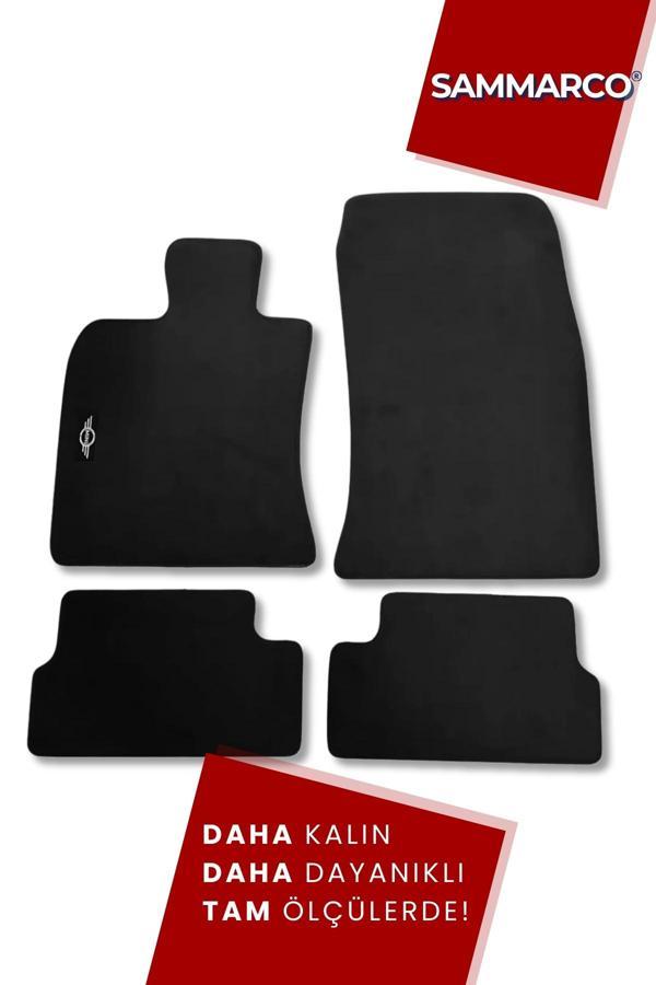 Sammarco Mini Cooper R56 2006-2013 Halı Paspas Velur Paspas Kumaş Paspas Oto Paspas - Image 1