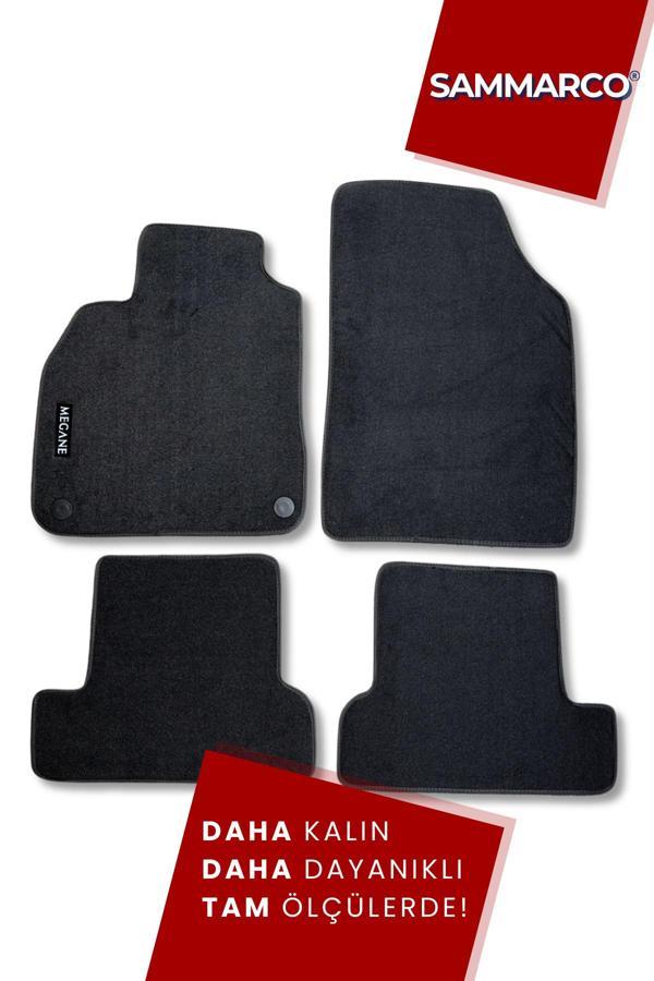 Sammarco Renault Megane 3 Hatchback 2008-2016 Halı Paspas Velur Paspas Kumaş Paspas Oto Paspas - Image 1