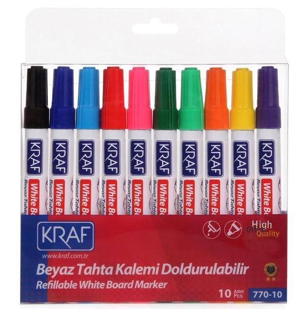 Supertrend Doldurulabilir Beyaz Tahta Kalemi 10 Renk Set - Image 1