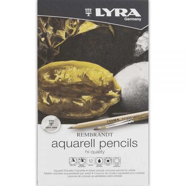 Supertrend Rembrandt Aquarell Boya Kalemi Seti 12 Renk - Image 1