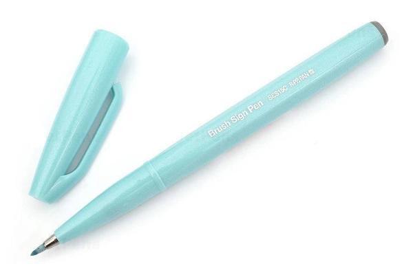 Supertrend Fude Touch Brush Sign Pen Fırça Uçlu Kalem PALE BLUE - Image 1