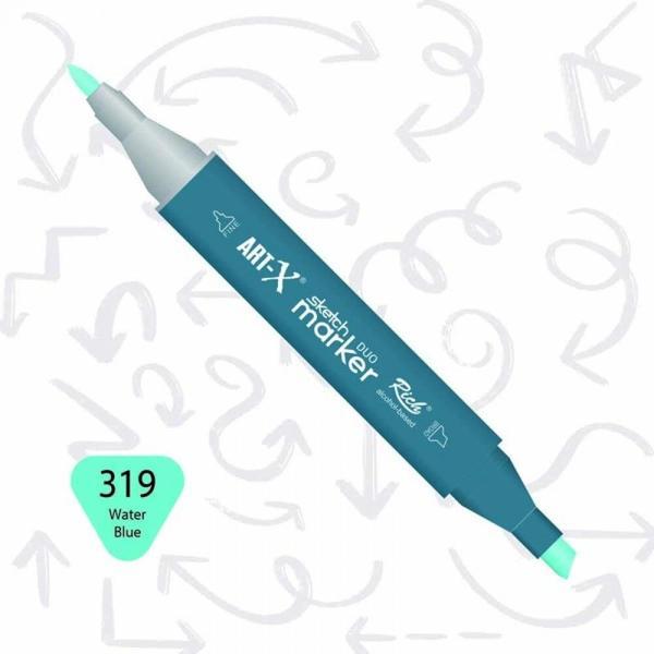 Supertrend Supertrend Sketch Marker Duo Çift Uçlu Marker Kalem 319 Water Blue - Image 1