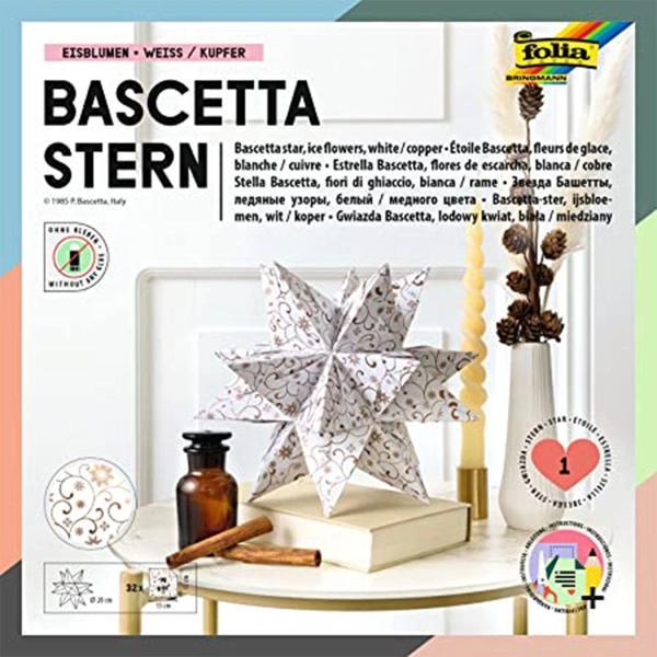 Supertrend Bascetta Stern Çift Taraflı Origami Kağıdı 15x15 cm. 32 Yaprak KIŞ MOTİFİ GRİ - Image 1