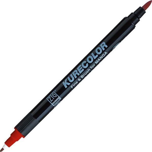 Supertrend Kurecolor Fine & Brush for MANGA Marker Çizim Kalemi 285 Blood Red - Image 1