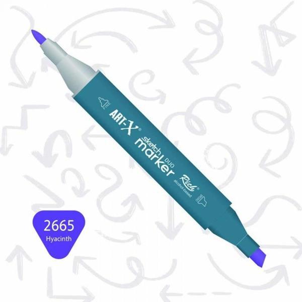 Supertrend Sketch Marker Duo Çift Uçlu Marker Kalem 2665 Hyacinth - Image 1