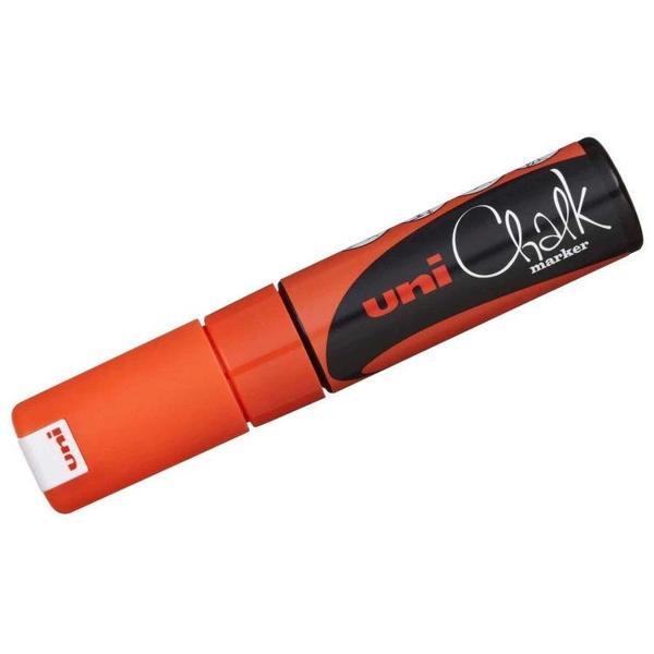 Supertrend Chalk 8 mm Kesik Uç Su Bazlı Sıvı Tebeşir Kalemi Fosforlu Turuncu - Image 1