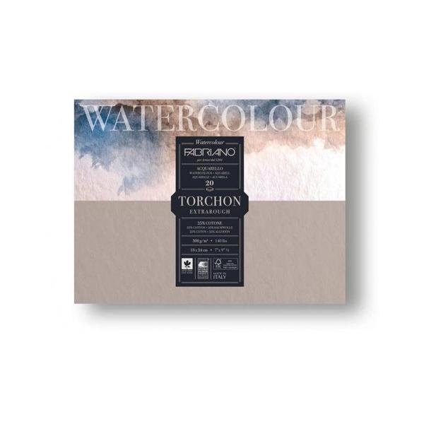 Supertrend Watercolour Studio Torchon Geniş Dokulu Sulu Boya Defteri Blok 270 gr. 18x24 cm. 20 yapra - Image 1
