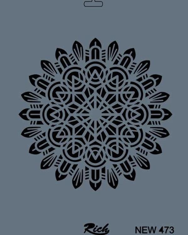 Supertrend Stencil Boyama Şablonu 25x35 cm. NEW-473 - Image 1