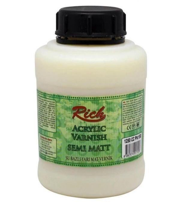 Supertrend Su Bazlı Vernik YARI MAT (Semi Matt Acrylic Varnish) 1250 cc. - Image 1