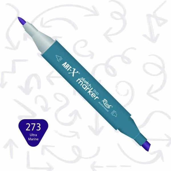 Supertrend Supertrend Sketch Marker Duo Çift Uçlu Marker Kalem 273 Ultramarine - Image 1