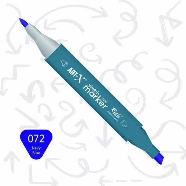 Supertrend Supertrend Sketch Marker Duo Çift Uçlu Marker Kalem 072 Navy Blue - Image 1
