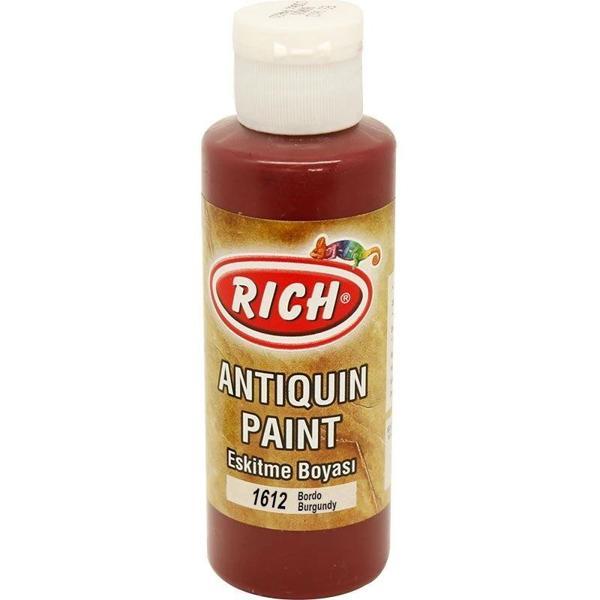 Supertrend Antiquin Paint Eskitme Ahşap Boyası 120 cc. 1612 Bordo - Image 1