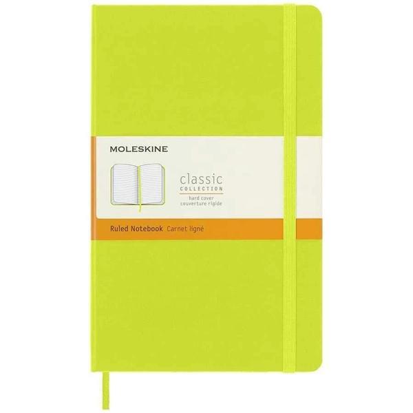 Supertrend Sert Kapak Çizgili Defter L Boy 13x21 cm. 192 Sayfa Limon Yeşili - Image 1