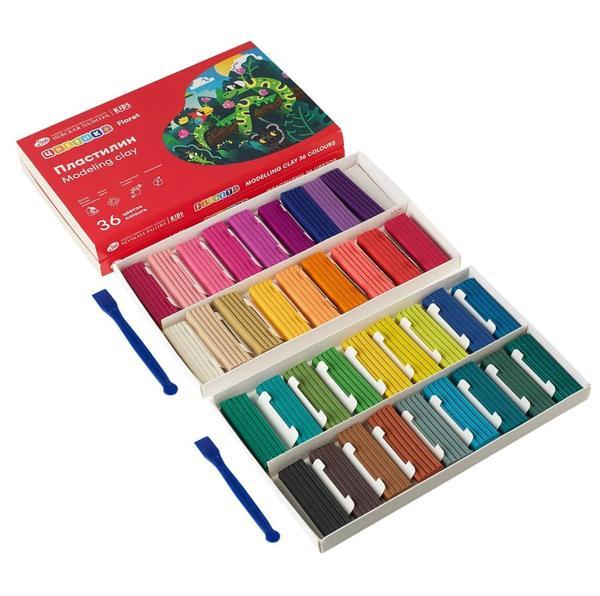 Supertrend Floret Plastilin Model Hamuru Seti 36 Renk x 15 gr. - Image 1