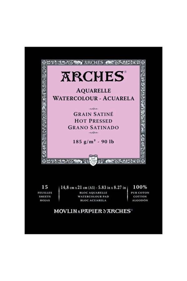 Supertrend Sulu Boya Defteri Blok Sıcak Baskı - Düz Doku 185 gr. 15x21 cm. 15 Yaprak - Image 1