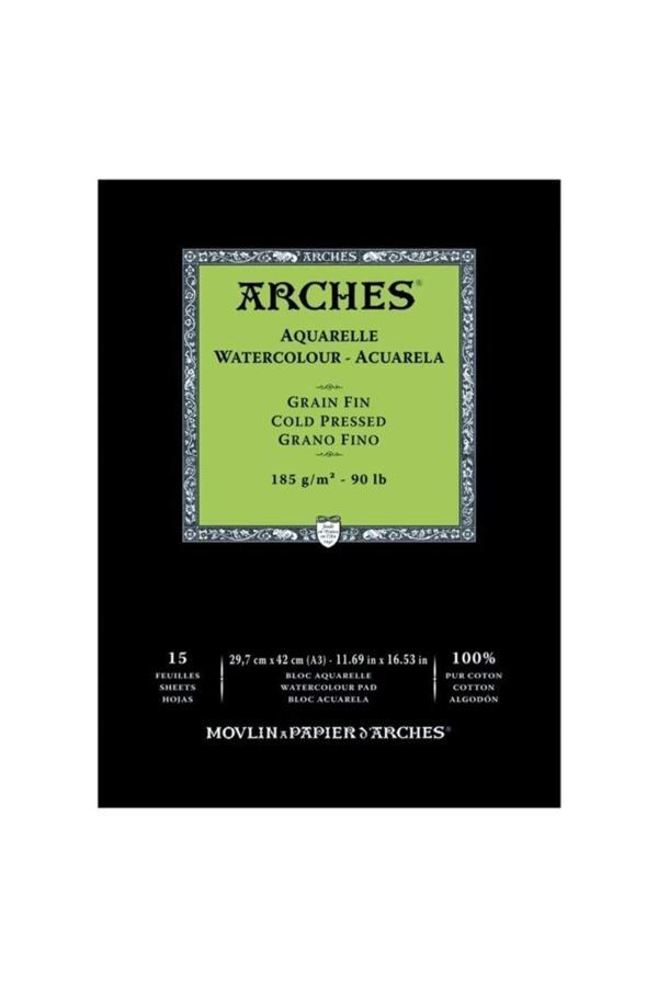 Supertrend Sulu Boya Defteri Blok Soğuk Baskı - Orta Doku 185 gr. 29x42 cm. 15 Yaprak - Image 1