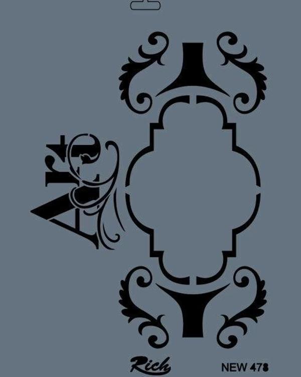 Supertrend Stencil Boyama Şablonu 25x35 cm. NEW-478 - Image 1