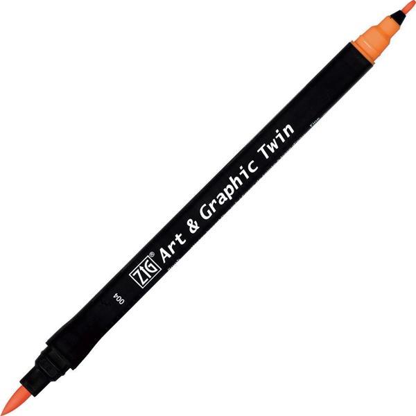 Supertrend Art & Graphic Twin Marker Çizim Kalemi 4 Orange - Image 1