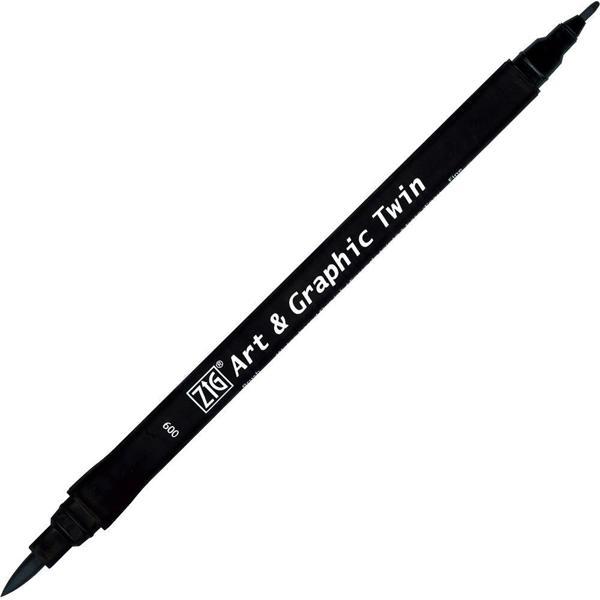 Supertrend Art & Graphic Twin Marker Çizim Kalemi 9 Black - Image 1