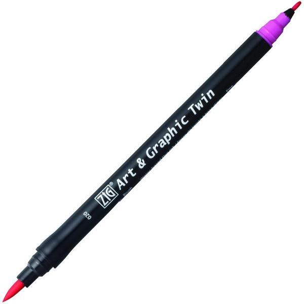 Supertrend Art & Graphic Twin Marker Çizim Kalemi 20 Magenta - Image 1