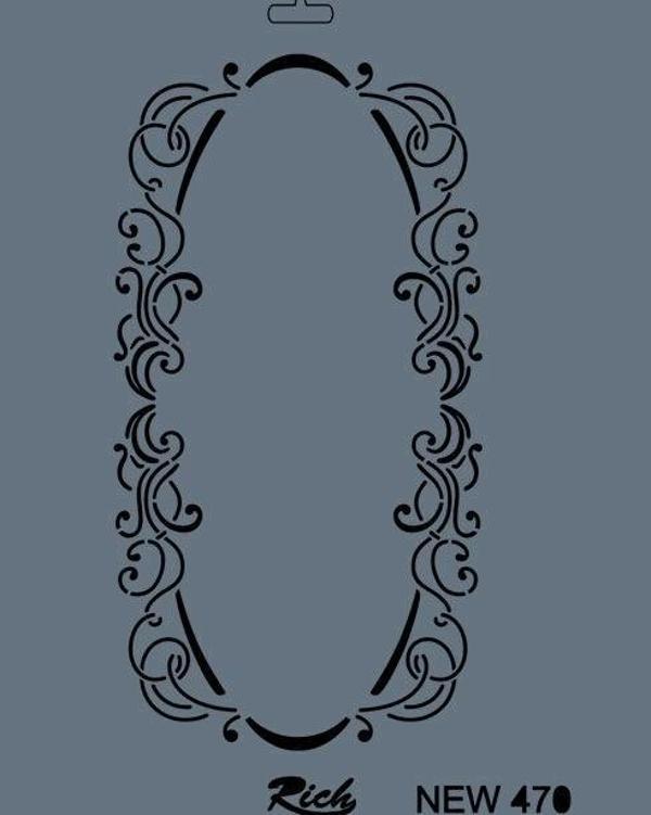 Supertrend Stencil Boyama Şablonu 25x35 cm. NEW-470 - Image 1