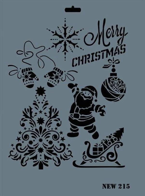 Supertrend Stencil Boyama Şablonu 25x35 cm. NEW-215 - Image 1