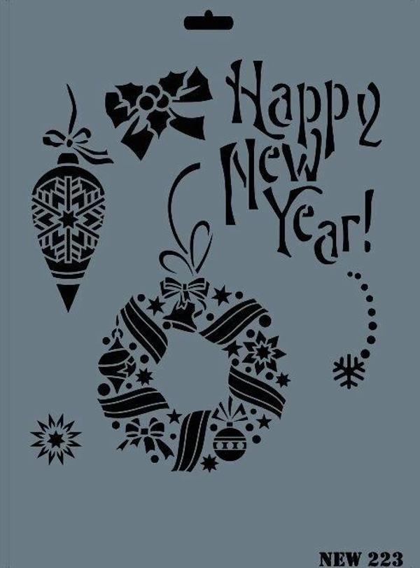 Supertrend Stencil Boyama Şablonu 25x35 cm. NEW-223 - Image 1