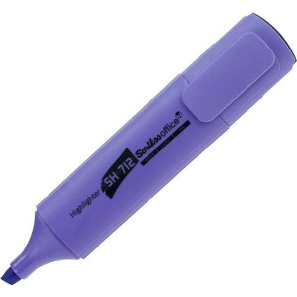 Supertrend Office Highlighter Fosforlu İşaretleme Kalemi MOR - Image 1