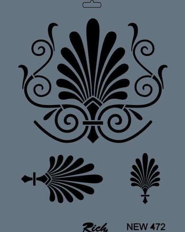 Supertrend Stencil Boyama Şablonu 25x35 cm. NEW-472 - Image 1