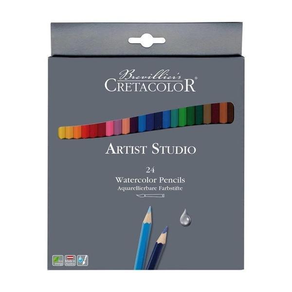 Supertrend Artist Studio Watercolor Pencils Sulandırılabilir Boya Kalemi Seti 24 Renk - Image 1