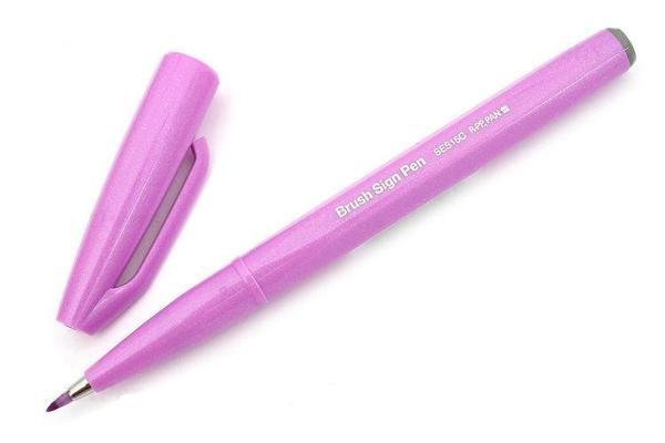 Supertrend Fude Touch Brush Sign Pen Fırça Uçlu Kalem PINK PURPLE - Image 1