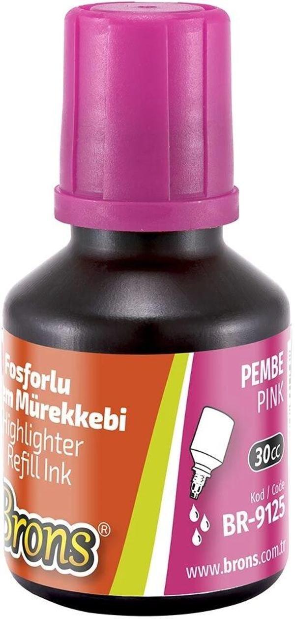 Supertrend Fosforlu Kalem Mürekkebi 30 cc. Pembe - Image 1