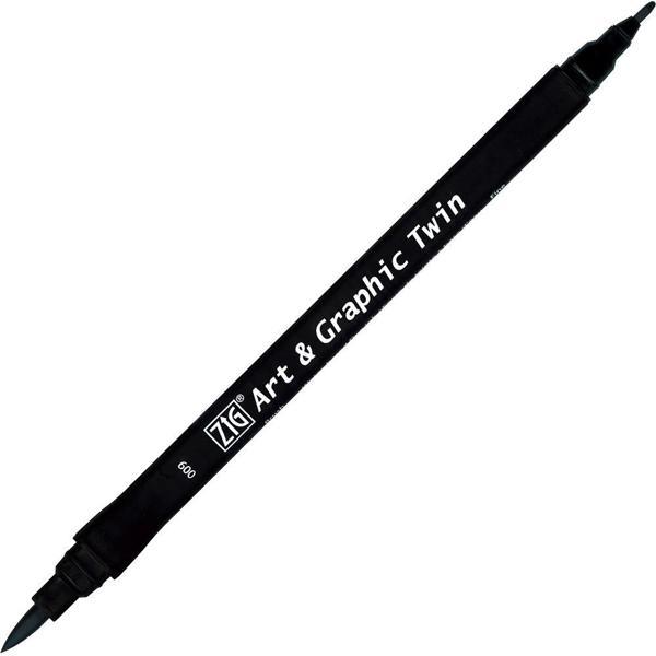 Supertrend Art & Graphic Twin Marker Çizim Kalemi 8 Grey - Image 1