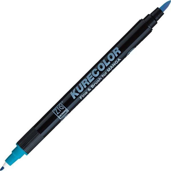 Supertrend Kurecolor Fine & Brush for MANGA Marker Çizim Kalemi 304 Cobalt Blue - Image 1