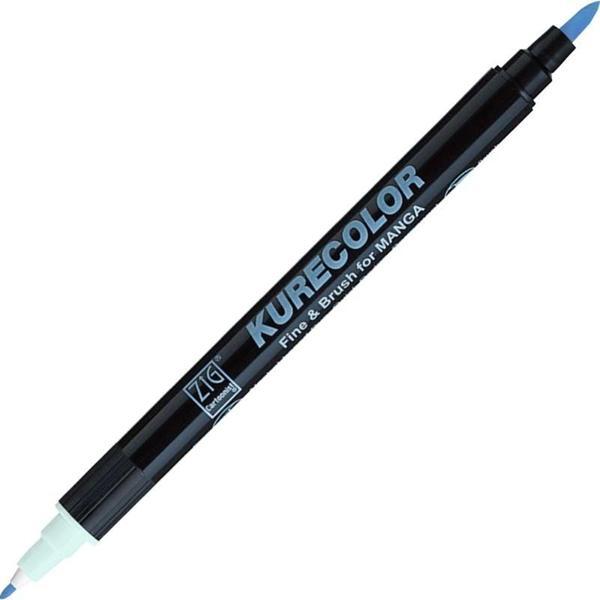 Supertrend Kurecolor Fine & Brush for MANGA Marker Çizim Kalemi 340 Haze Blue - Image 1