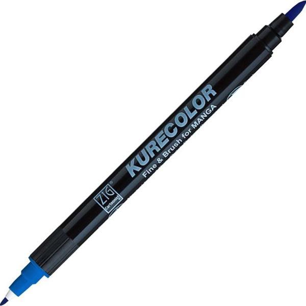 Supertrend Kurecolor Fine & Brush for MANGA Marker Çizim Kalemi 315 Persian Blue - Image 1