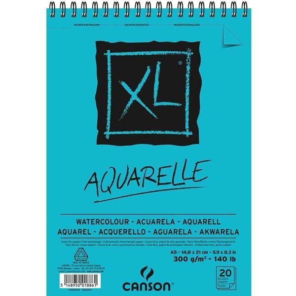 Supertrend XL Aquarelle Spiralli Sulu Boya Defteri Blok 300 gr. A5 20 Sayfa - Image 1
