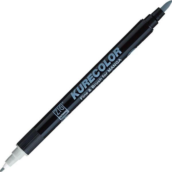 Supertrend Kurecolor Fine & Brush for MANGA Marker Çizim Kalemi 351 Pale Iceberg Blue - Image 1