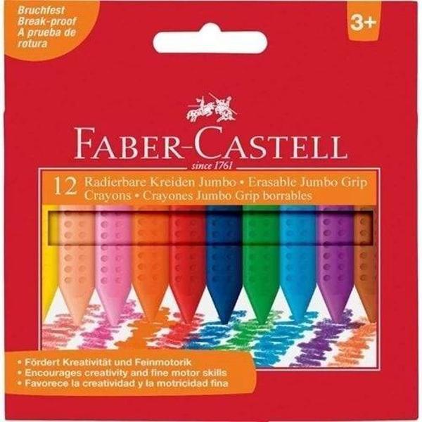 Supertrend Grip Jumbo Crayon Kalın Silinebilir Mum Boya 12 Renk - Image 1