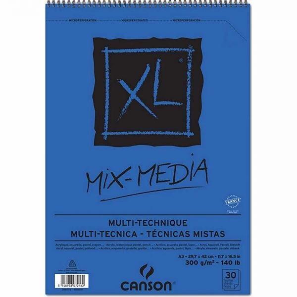 Supertrend XL Mix Media Spiralli Sulu Boya Defteri Blok 300 gr. A3 30 yaprak - Image 1