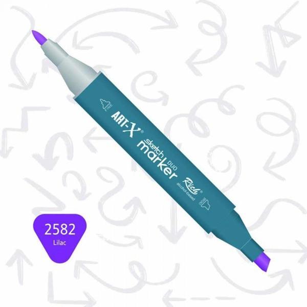Supertrend Sketch Marker Duo Çift Uçlu Marker Kalem 2582 Lilac - Image 1