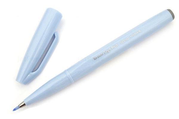 Supertrend Fude Touch Brush Sign Pen Fırça Uçlu Kalem GRAY BLUE - Image 1