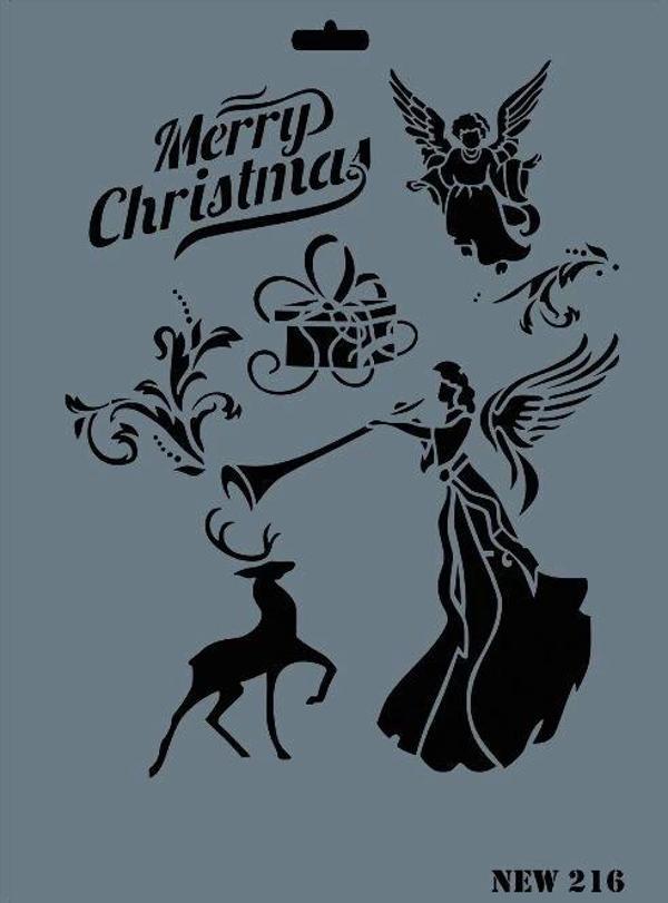 Supertrend Stencil Boyama Şablonu 25x35 cm. NEW-216 - Image 1