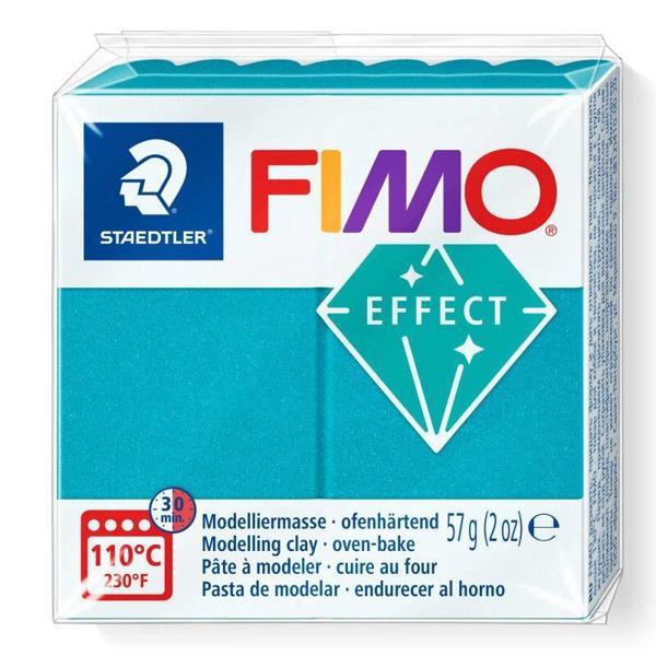 Supertrend Fimo Effect Polimer Kil T36 Metallic Turquoise - Image 1