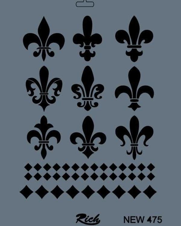 Supertrend Stencil Boyama Şablonu 25x35 cm. NEW-475 - Image 1